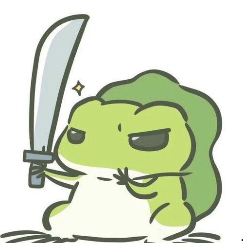 动漫青蛙头像吃瓜,笑料横生，动漫头像趣味十足